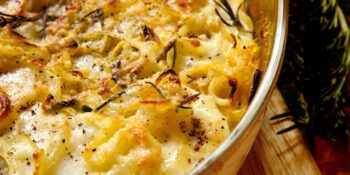 Batata gratinada com alecrim