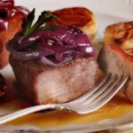 Receita de lombo suíno com cebolas caramelizadas delicioso