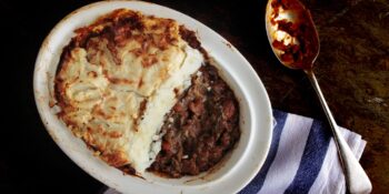 Escondidinho de carne batata e queijo coalho
