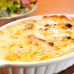 Macarrão com abobrinha e salsicha