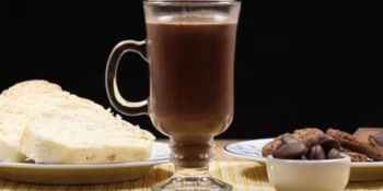 Chocolate quente com Nutella