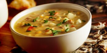Sopa de milho com batata