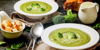 sopa de brócolis
