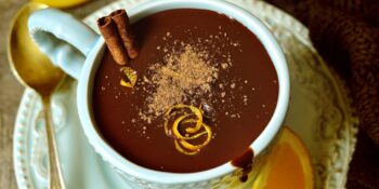 chocolate quente com laranja