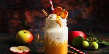 Sidra fresca com chantilly