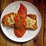 Filé mignon à milanesa com queijo tudo gostoso