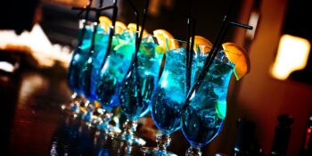 Blue lagoon drink