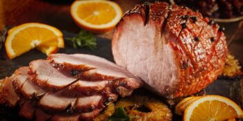 Tender com abacaxi ao forno
