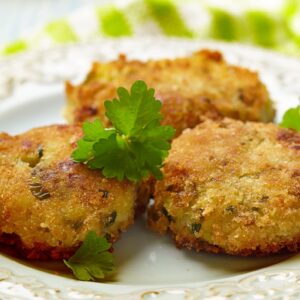 Bolinho de couve-flor ao forno