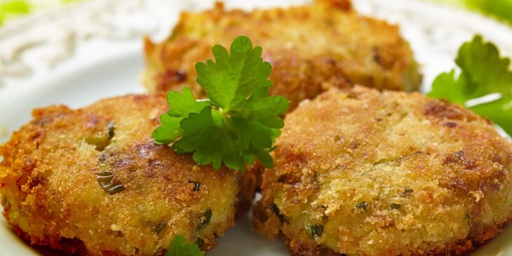 Bolinho de couve-flor ao forno