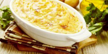 Escondidinho de frango e bacon