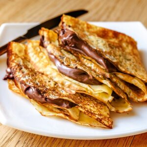 crepe de chocolate receita com nutella fácil panqueca de nutella receitas com nutella tudo gostoso crepe francês crepe doce receita de crepe sobremesa com nutella e leite condensado