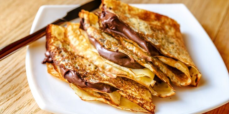 crepe de chocolate receita com nutella fácil panqueca de nutella receitas com nutella tudo gostoso crepe francês crepe doce receita de crepe sobremesa com nutella e leite condensado