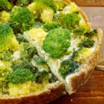 Receita de quiche de brócolis simples, tradicional e rápido