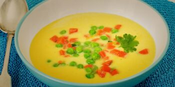 Sopa de abóbora com baroa