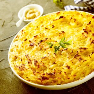 Receita de escondidinho de presunto e queijo muito fácil e simples