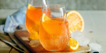 Drink de aperol e vodka