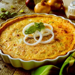 Quiche de aipo tudo gostoso
