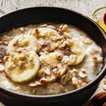 Receita de mingau de aveia, banana e amêndoas ótimo para uma vida saudável