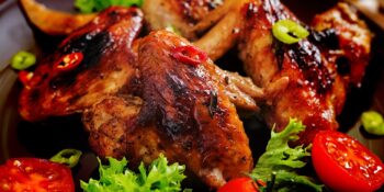 Asas de frango assadas