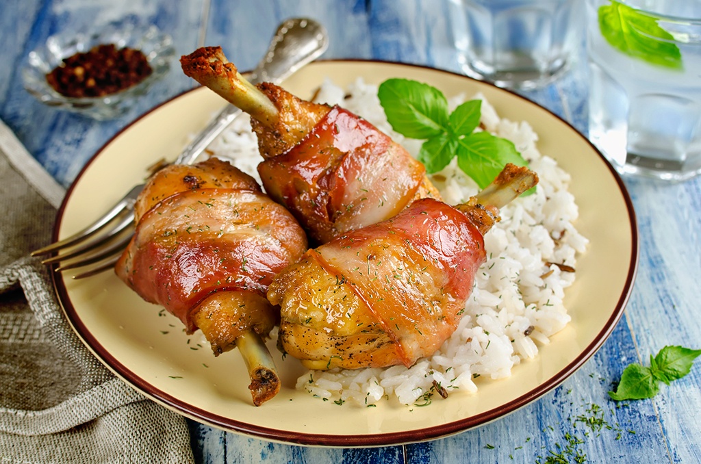 Receita de coxas com bacon muito fácil e simples