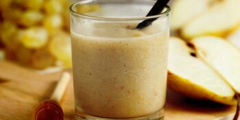 Suco de pera, uva e mel