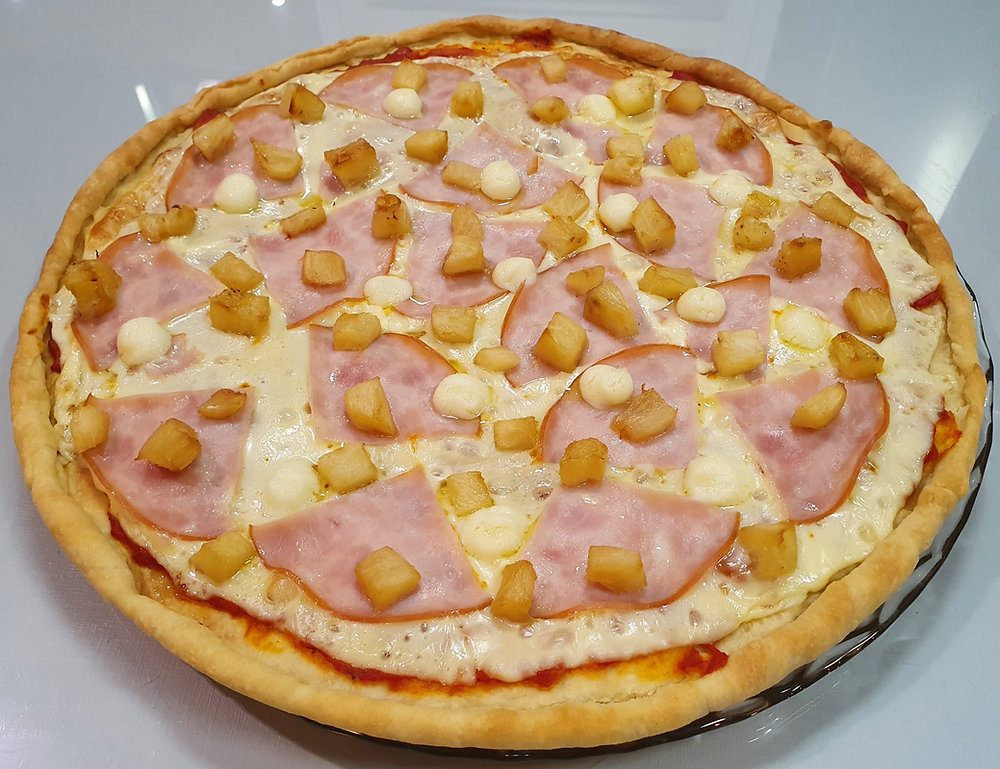 pizza de lombo e abacaxi @canjumangaba