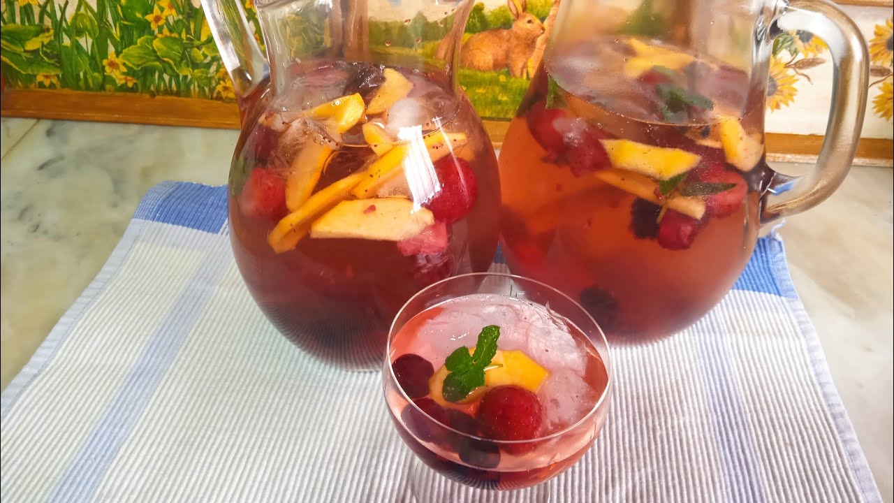 sangria de espumante tudo gostoso