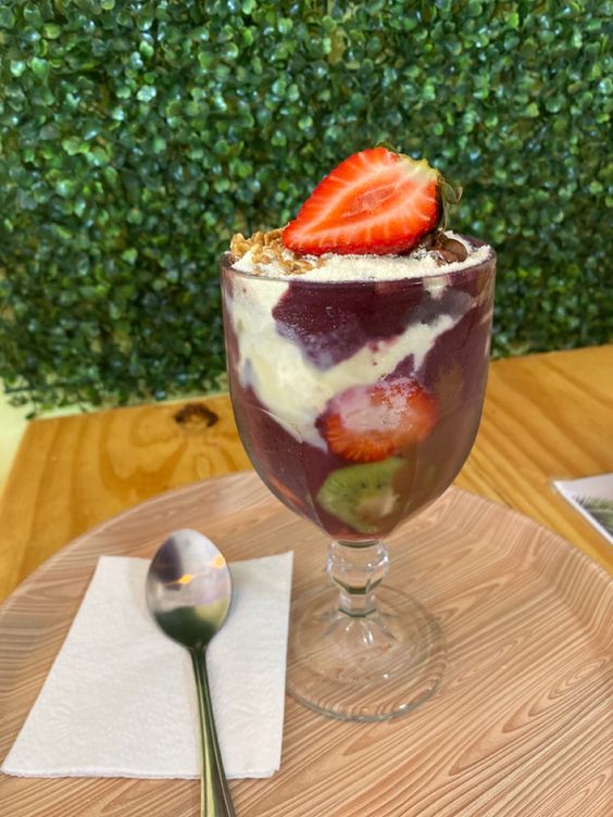 Açaí com menta simples fácil ana maria braga palmirinha