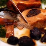 Lombo ao vinho com ameixa