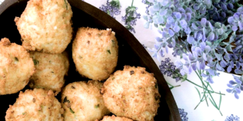 Bolinho de arroz simples frito
