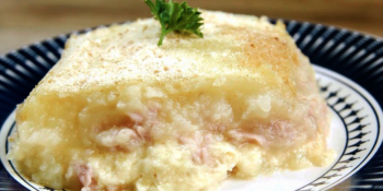 Bolo de batata recheada