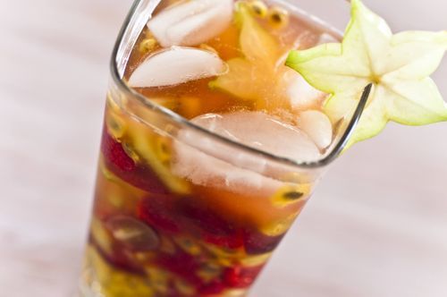 coquetel de frutas sem álcool simples 