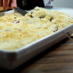 Receita de cuca de ameixa vermelha igual a do Sul