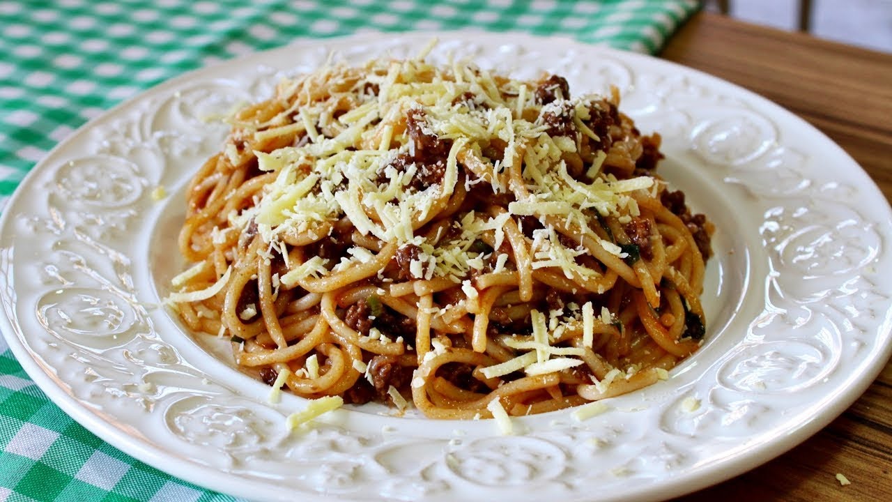 espaguete com carne picadinha
macarrão com carne moída simples e rápido
espaguete com carne moída no forno
macarrão com molho de carne em pedaços
espaguete com tiras de carne
espaguete à bolonhesa
espaguete com carne moída e creme de leite
espaguete com carne moída calorias