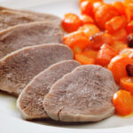 Língua de boi com cenoura tudo gostoso