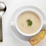 creme de inhame e alho poró simples fácil