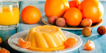 Pudim de laranja e tangerina