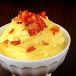 purê de batatas com bacon tudo gostoso
