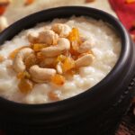 Receita de arroz doce com castanha de caju e passas que dá água na boca