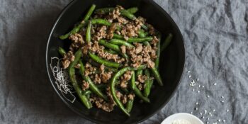 Carne moída com vagem
