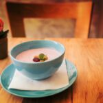 Mingau de aveia com hortelã tudo gostoso