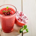 suco de romã e hortelã tudo gostoso ana maria