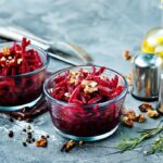 Salada de beterraba com nozes tudo gostoso