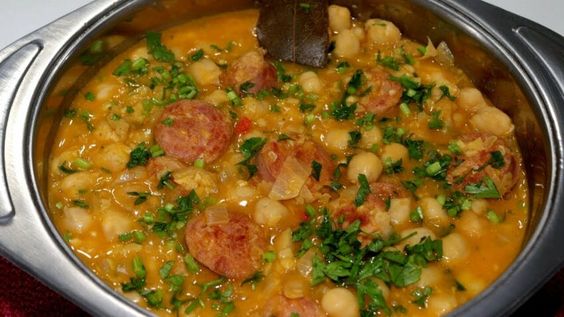 sopa de grão-de-bico portuguesa palmirinha