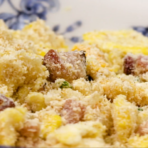 Receita de farofa com bacon e ovos tudo gostoso