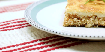 Torta de frango de liquidificador
