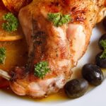 Coelho assado ao molho de laranja tudo gostoso ana maria braga