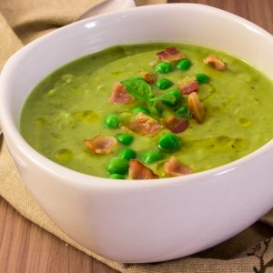 Sopa de ervilha e linguiça