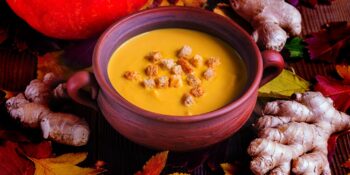 Sopa de abóbora e aipo